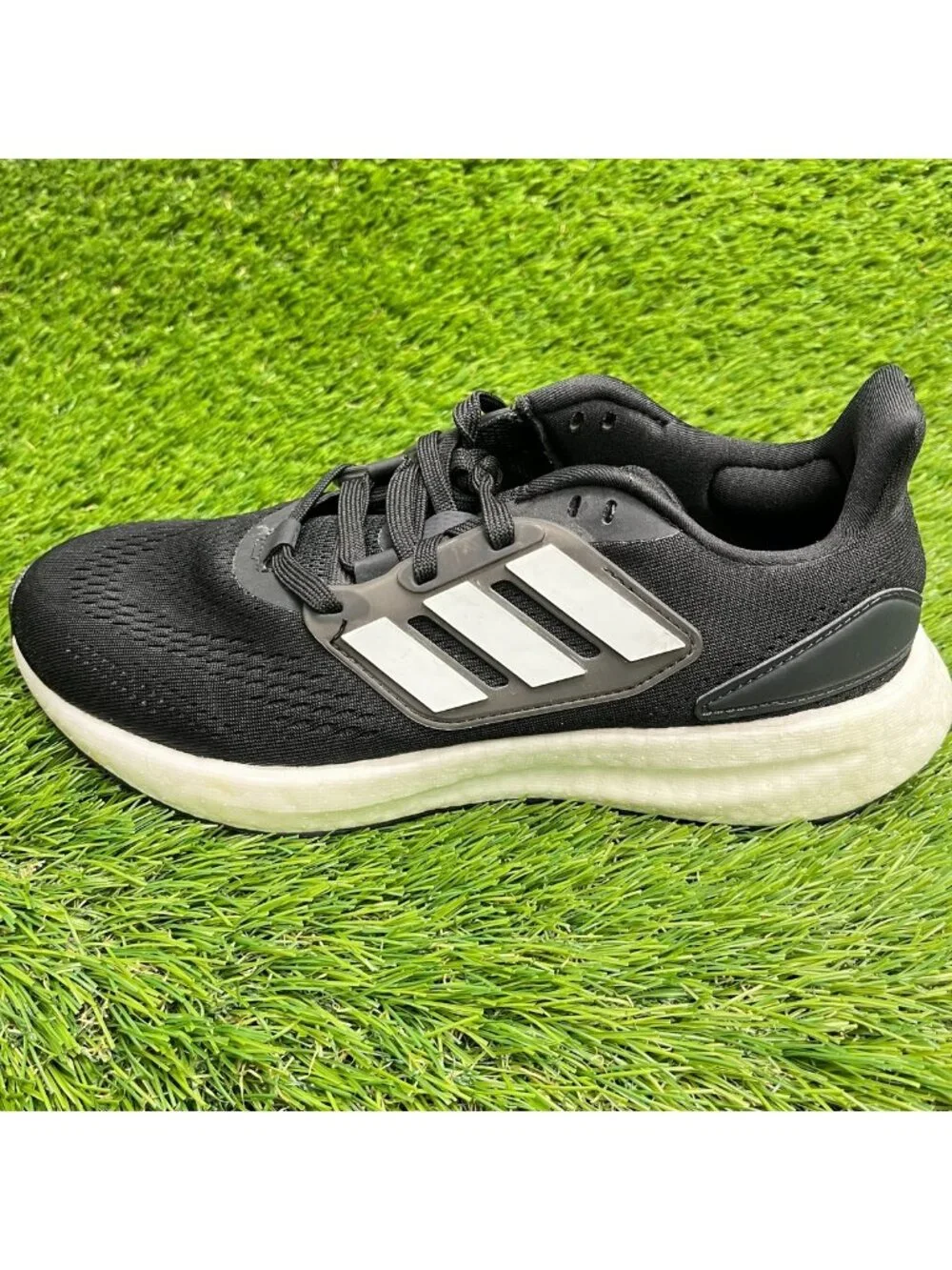 Adidas PureBoost 22 Mens Size 6 Black White Athletic Running Shoes Sneakers